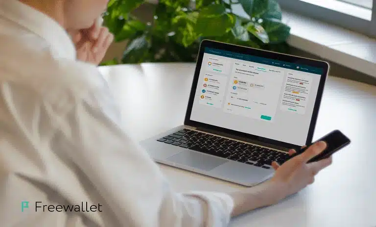 کیف پول فری ولت; آموزش گام به گام Freewallet 12 فری والت 1