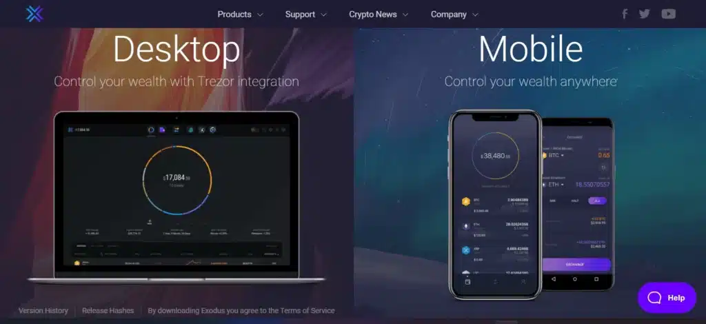 کیف پول اکسودوس، آموزش کار با Exodus Wallet 5 کیف پول اکسودوس