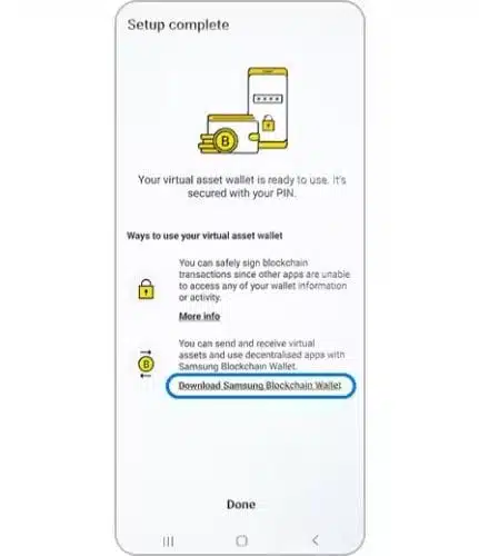 کیف پول بلاکچین سامسونگ (Samsung wallet) 7 کیف پول بلاکچین سامسونگ