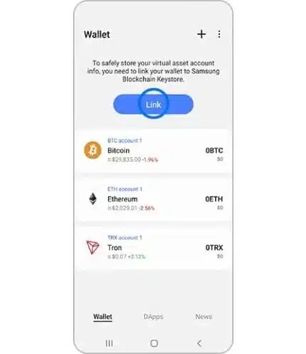 کیف پول بلاکچین سامسونگ (Samsung wallet) 3 کیف پول بلاکچین سامسونگ