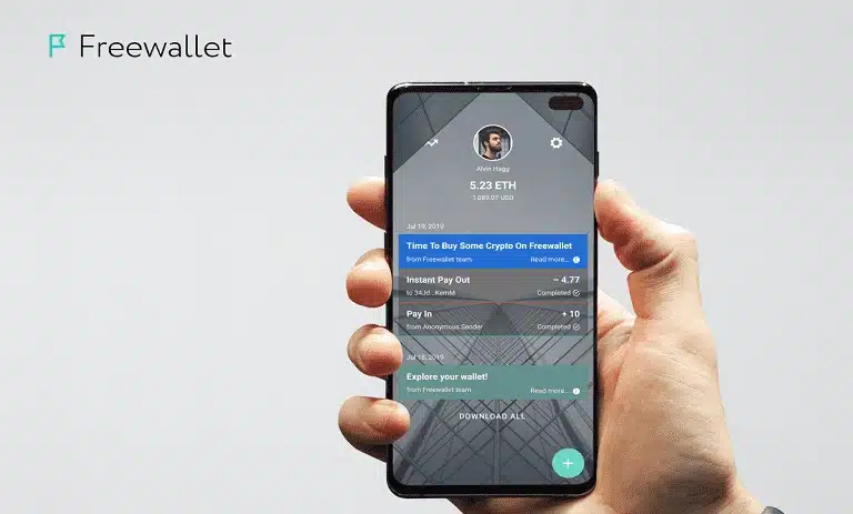 کیف پول فری ولت; آموزش گام به گام Freewallet 13 کیف پول freewallet 1