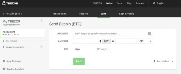 آموزش کیف پول ترزور؛ نحوه استفاده از Trezor Wallet 5 کیف پول trezor