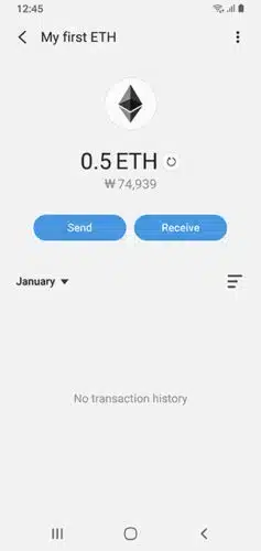 کیف پول بلاکچین سامسونگ (Samsung wallet) 9 1کیف پول سامسونگ