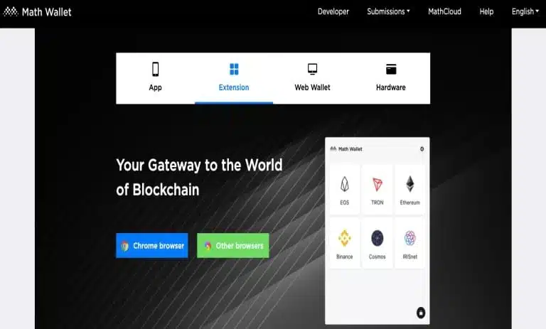 کیف پول مث ولت؛ راهنمای گام به گام Math Wallet 3 کیف پول مث ولت