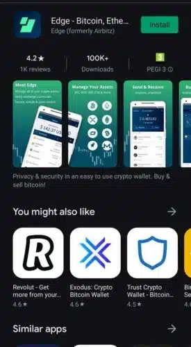 کیف پول اج; راهنمای کیف پول موبایلی Edge Wallet 8 والت edge