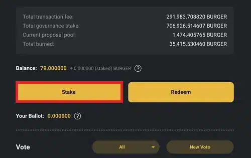 صرافی برگر سواپ ; آموزش کامل کار با صرافی Burger Swap 9 استیکینگ در صرافی برگر سواپ