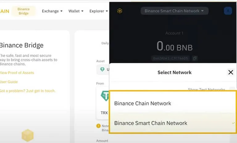 بایننس بریج (پل بایننس) چیست؟ نحوه استفاده از Binance Bridge 10 بایننس بریج 1