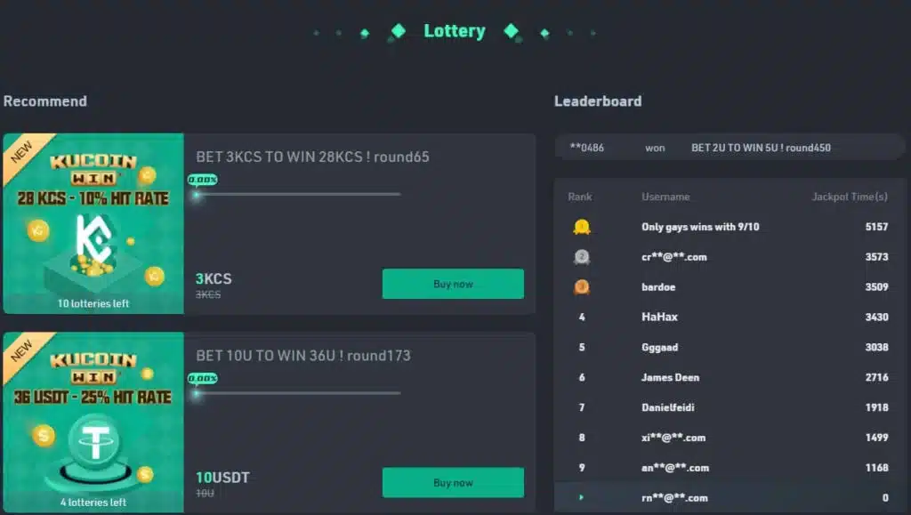 صرافی کوکوین ؛ معرفی و آموزش کامل کار با صرافی kucoin 13 لاتاری کوکوین