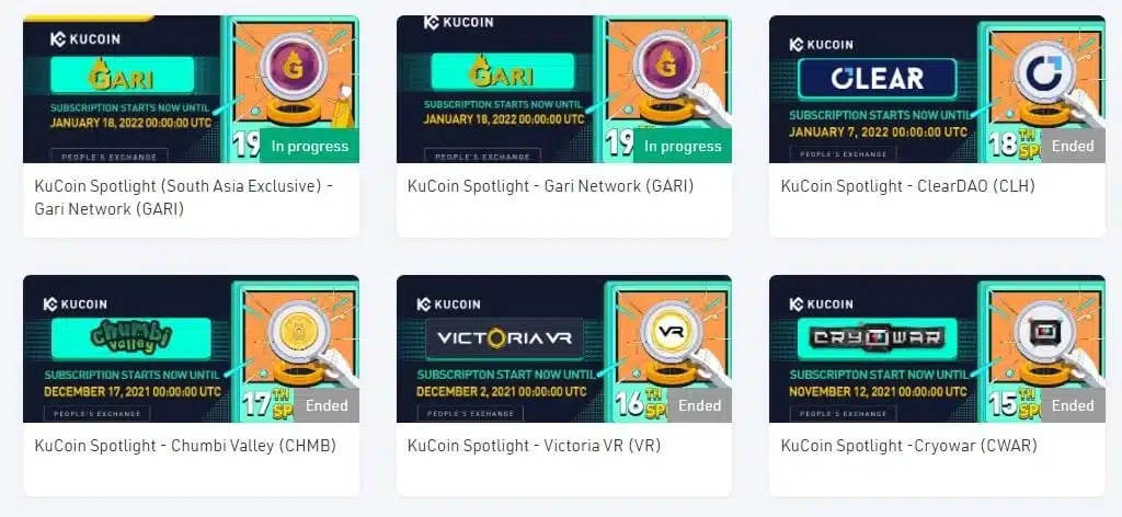 صرافی کوکوین ؛ معرفی و آموزش کامل کار با صرافی kucoin 10 لانچ پد کوکوین به نام Spotlight