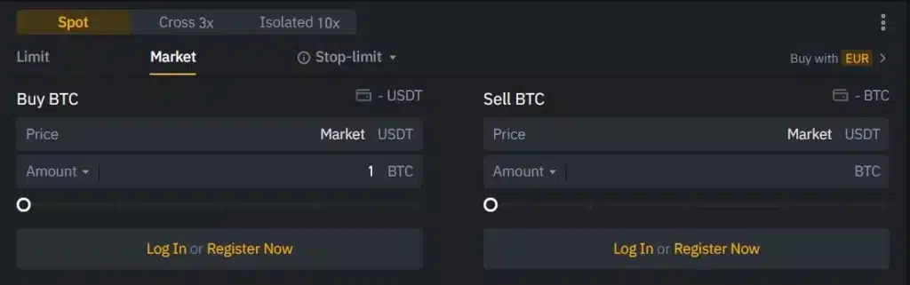 معامله اسپات چیست؟ آموزش کسب سود از Spot Trading 9 Market order مارکت اوردر