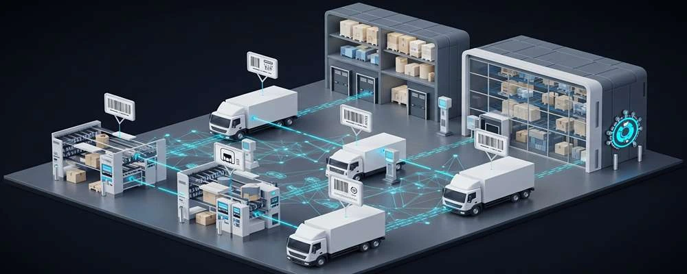 تصویر زنجیره تأمین هوشمند (Smart Supply Chain) با اینترنت اشیا در هلدینگ سیمیا