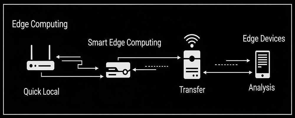 اینترنت اشیا (IoT): انقلاب اتصال در زندگی روزمره و صنایع 27 تصویر جمع بندی لبه محاسباتی edge computing در iot با هلدینگ سیمیا