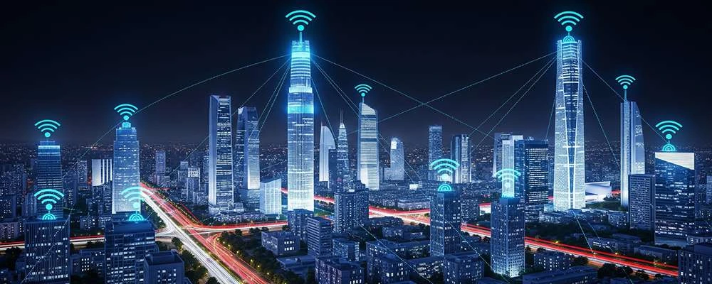 اینترنت اشیا (IoT): انقلاب اتصال در زندگی روزمره و صنایع 13 تصویر شهر هوشمند کاملا متصل به اینترنت اشیا در هلدینگ سیمیا
