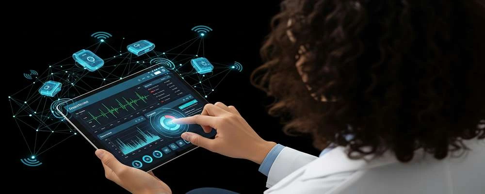 اینترنت اشیا (IoT): انقلاب اتصال در زندگی روزمره و صنایع 12 تصویر پزشکی از راه دور telemedicine و iot توسط هلدینگ سیمیا