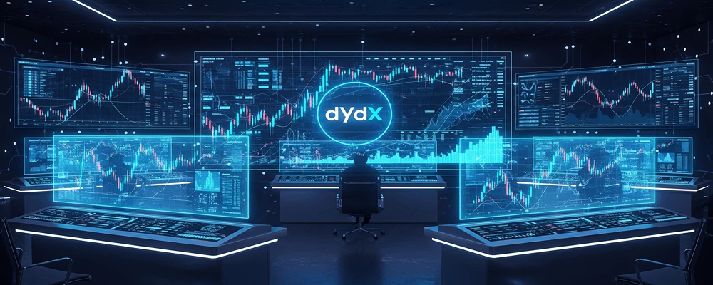 dYdX – معاملات مشتقه حرفه‌ای نوشته هلدینگ سیمیا