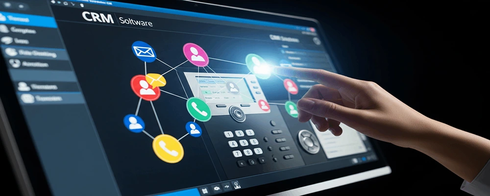 سانترال تحت شبکه | تحول در ارتباطات سازمانی با سانترال هوشمند سیمیا 14 ادغام سانترال با سیستم CRM توسط هلدینگ سیمیا