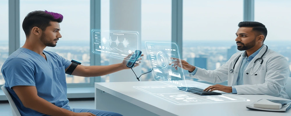 استفاده از پوشیدنی‌ها در جلسات پزشکی با هلدینگ سیمیا