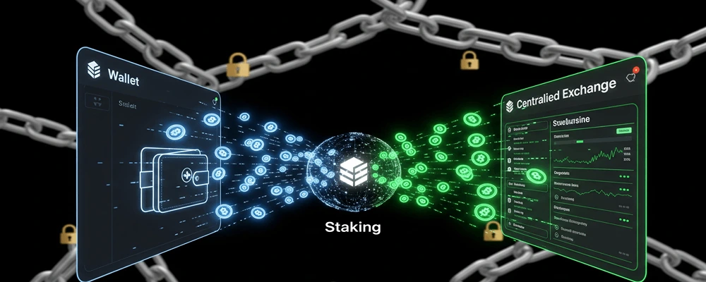 استیکینگ در کیف‌پول‌ها و صرافی‌ها توسط هلدینگ سیمیا