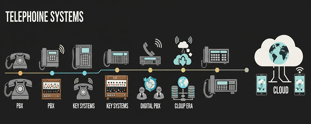 تاریخچه و تکامل سیستم‌های سانترال تحت شبکه توسط هلدینگ سیمیا