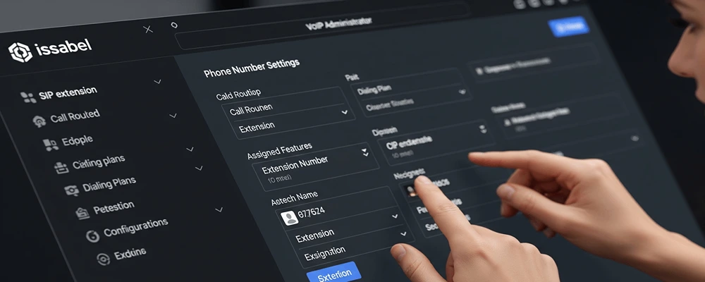 سیستم تلفنی Issabel | راهنمای کامل VoIP ایزابل سازمانی متنباز 7 تنظیم داخلی تلفنی SIP Extension توسط هلدینگ سیمیا