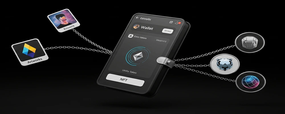 نقش کیف پول‌ها در مدیریت NFT توسط هلدینگ سیمیا