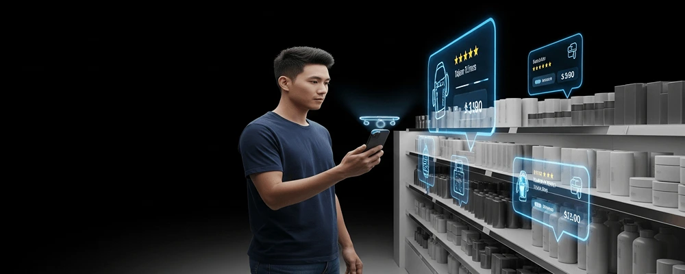 واقعیت افزوده در فروشگاه خرده‌فروشی توسط هلدینگ سیمیا